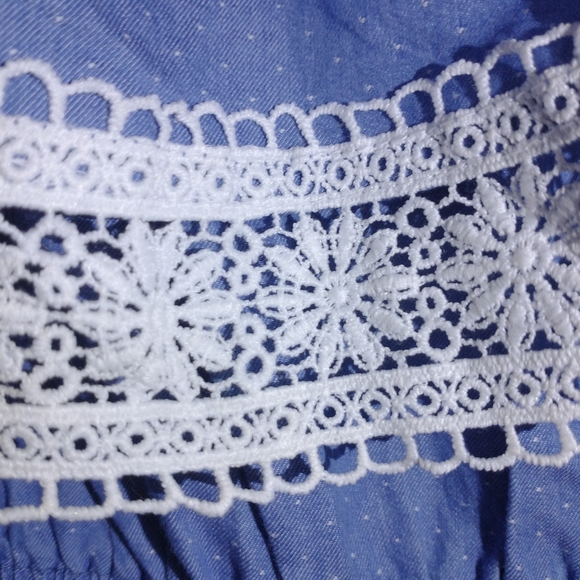 Ever New Off Shoulder Romper with Lace Trim - Picture 4 of 6